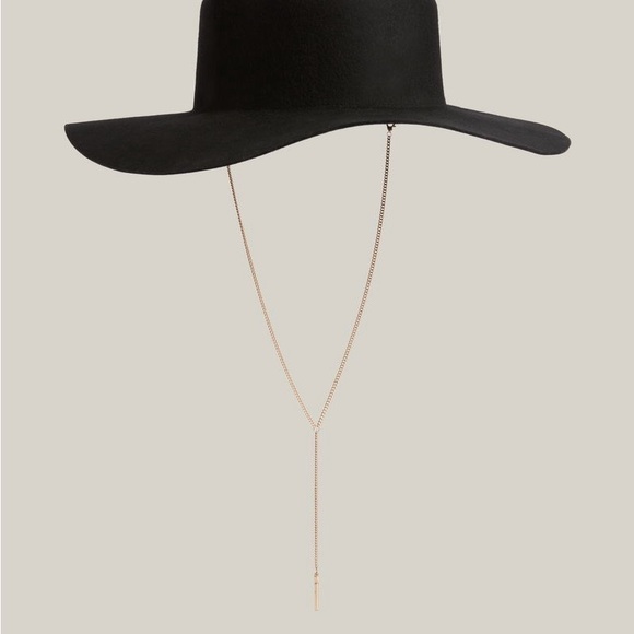 All Saints Faye Black Bolero with chain hat main image 3
